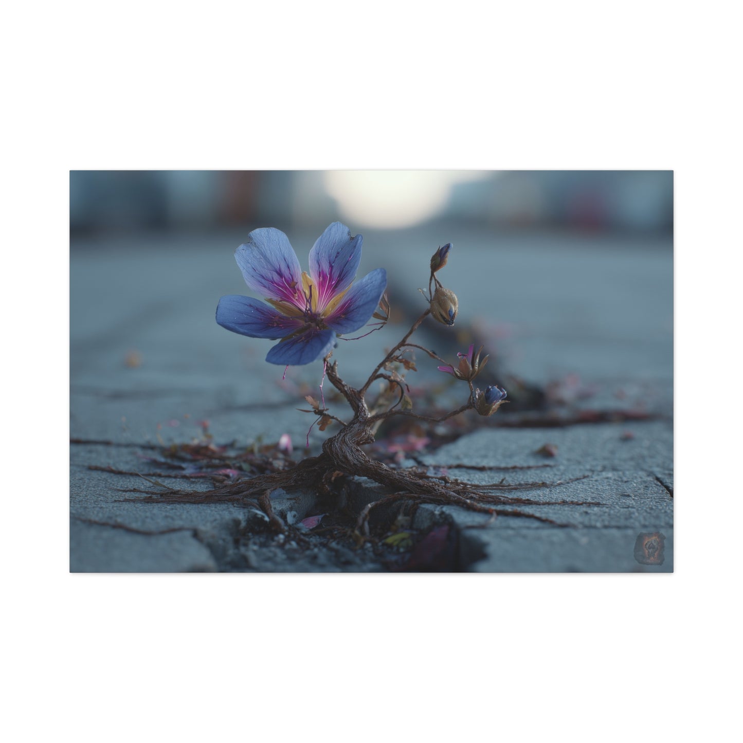 Resilience Blooms: Defiant Macro Flower Photography, Urban Botanical Inspiration--1aceswild.myshopify.com