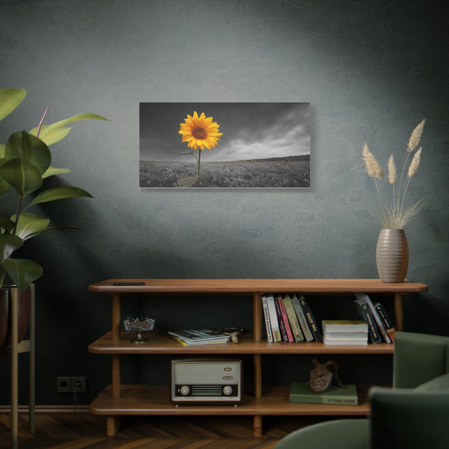 Bathing In The Sun - Vibrant Sunflower Canvas Art, Home Decor, Wall Art, Nature Photography.
