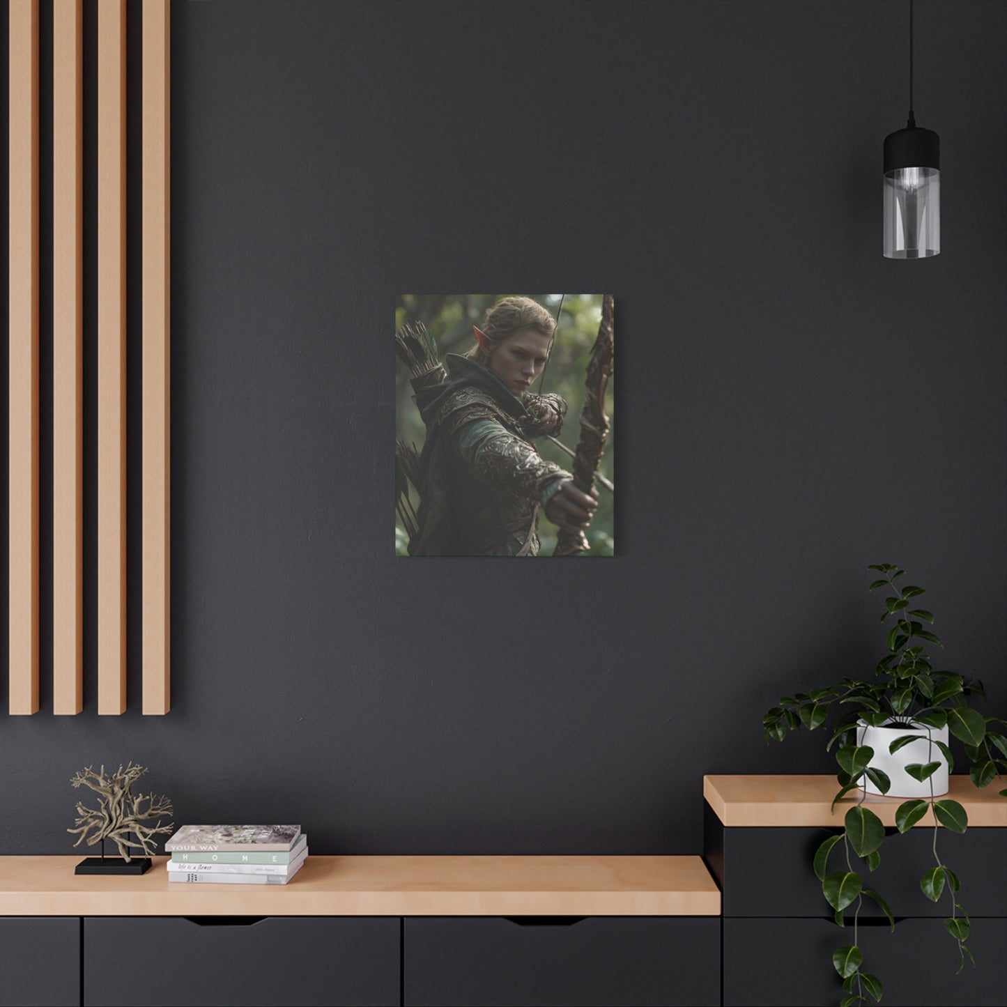 Elven Archer - Gift for Fantasy Lovers.