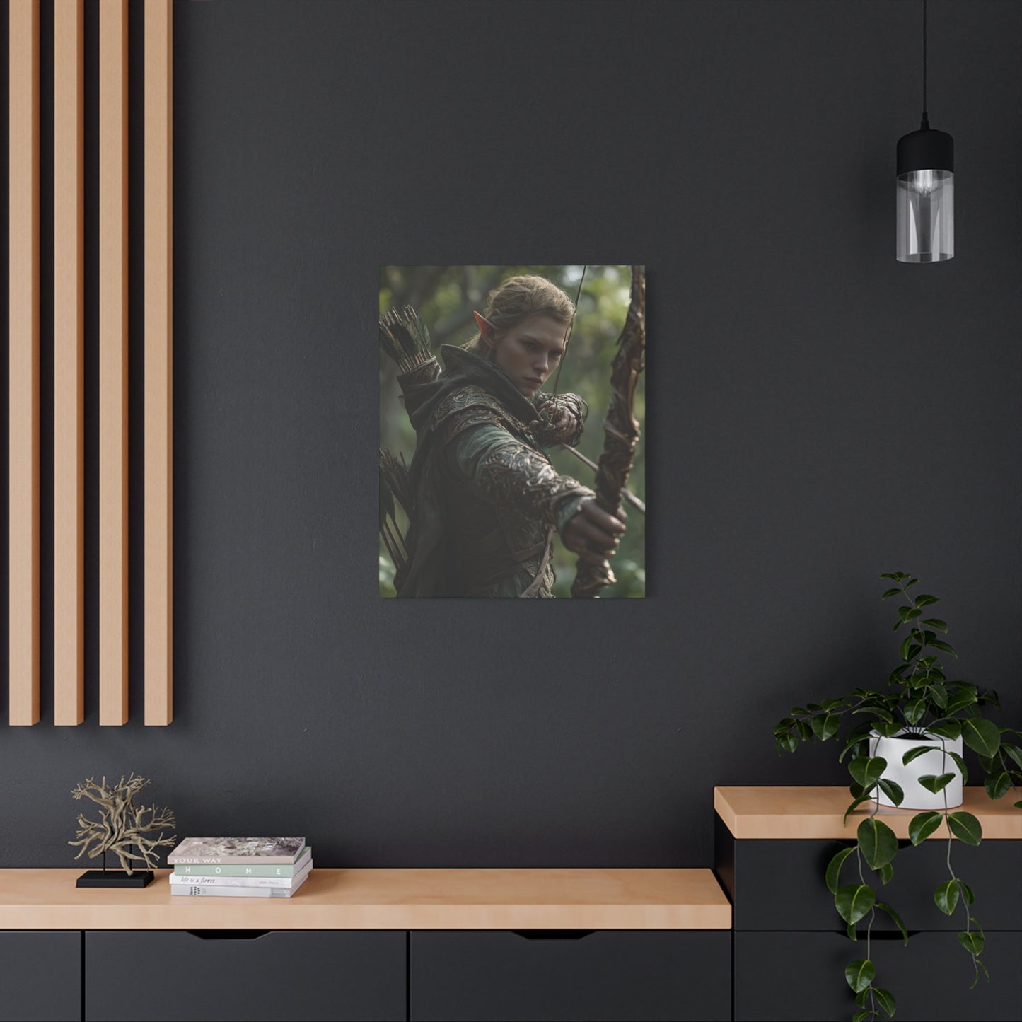 Elven Archer - Gift for Fantasy Lovers.