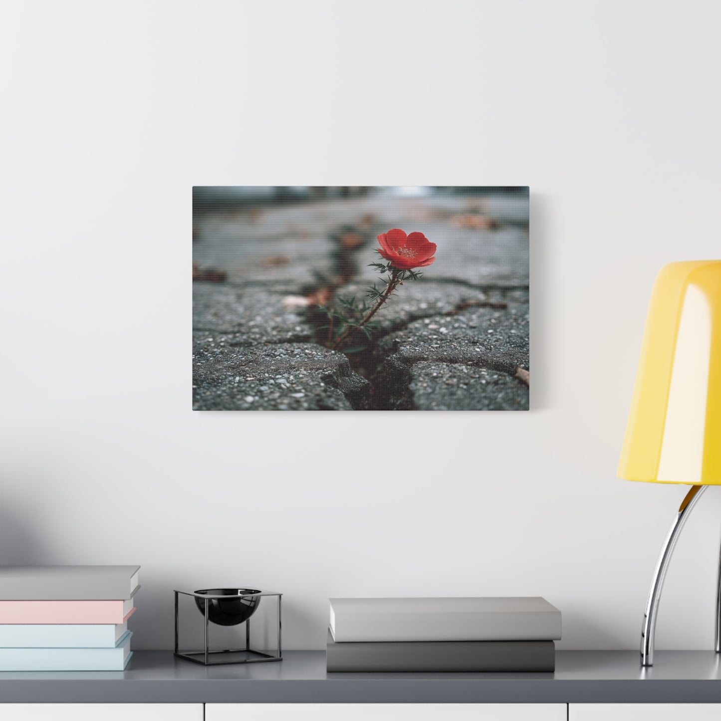 Defiance in Concrete: Resilient Bloom, Urban Nature Photography--1aceswild.myshopify.com