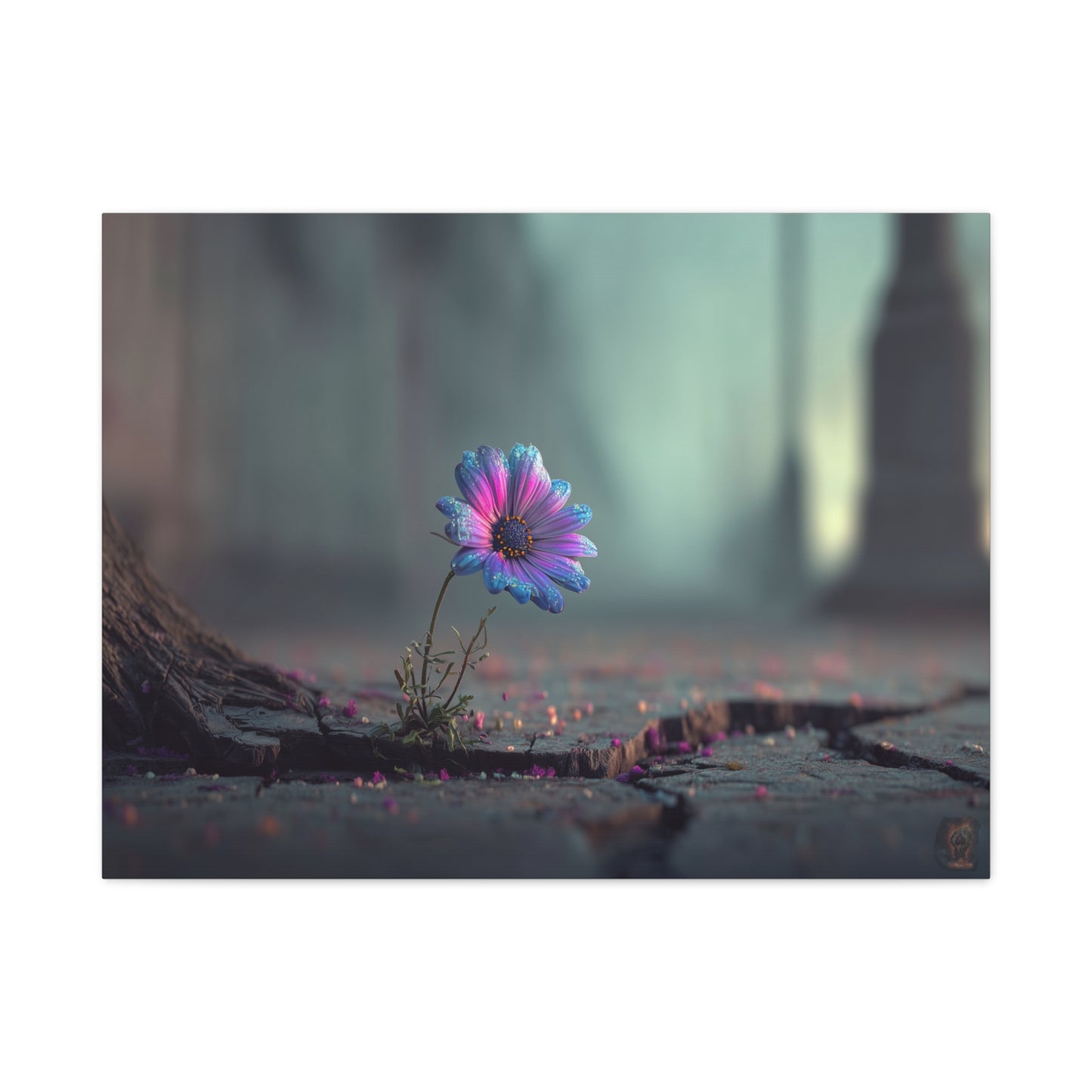 Resilient Bloom: Macro Floral Photography, Ethereal Nature Landscape--1aceswild.myshopify.com