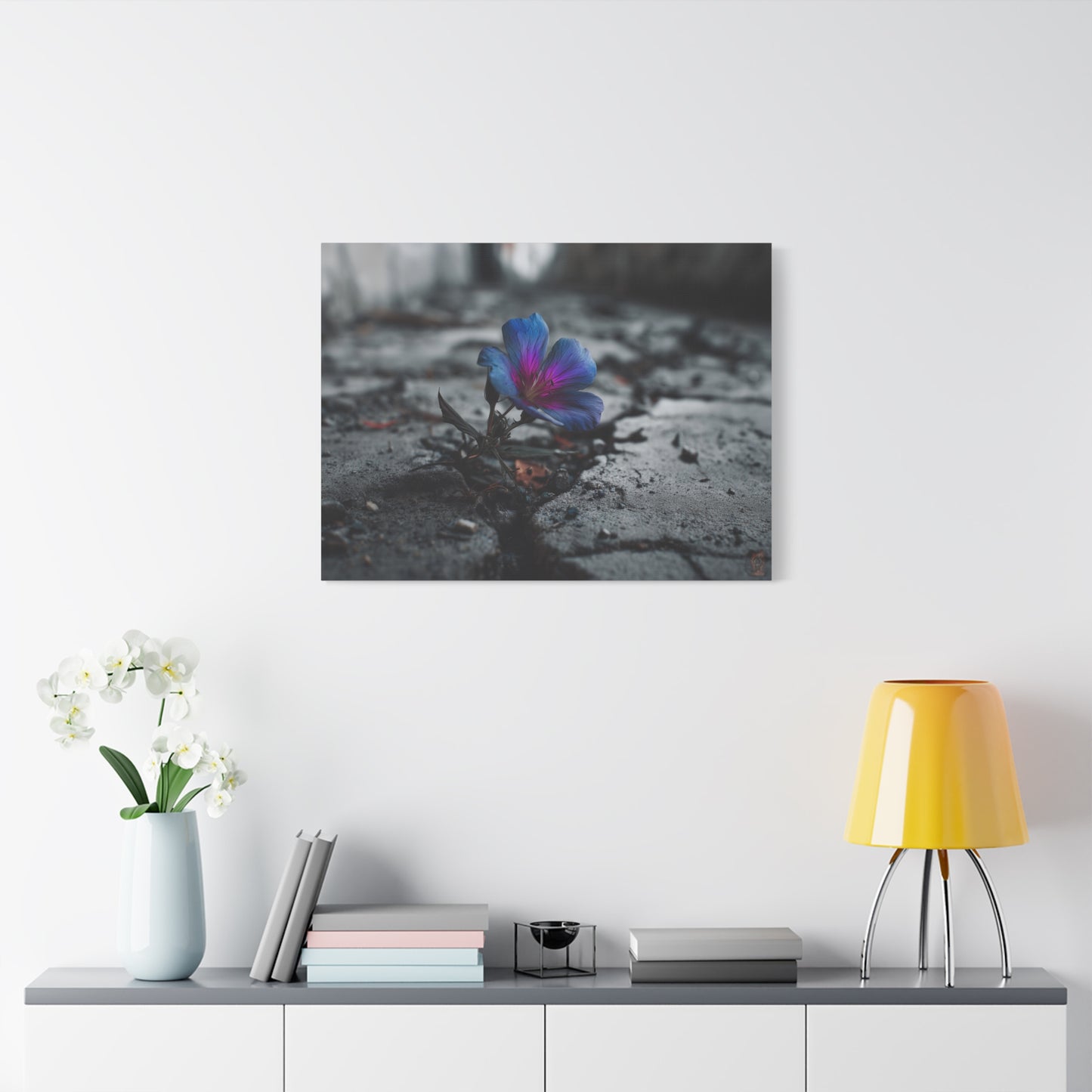 Resilient Bloom: Vibrant Macro Flower Photography, Landscape of Contrast--1aceswild.myshopify.com