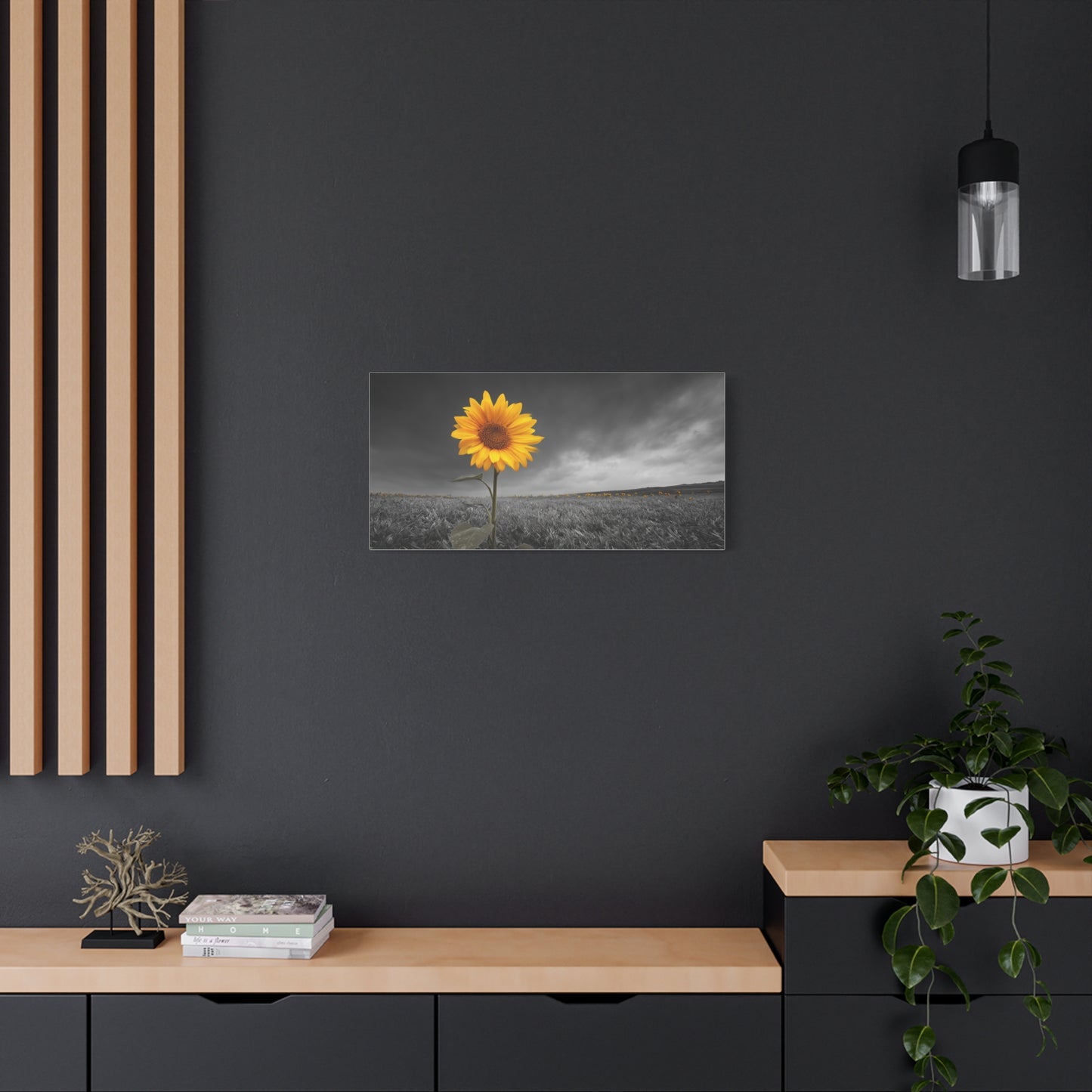 Bathing In The Sun - Vibrant Sunflower Canvas Art, Home Decor, Wall Art, Nature Photography.