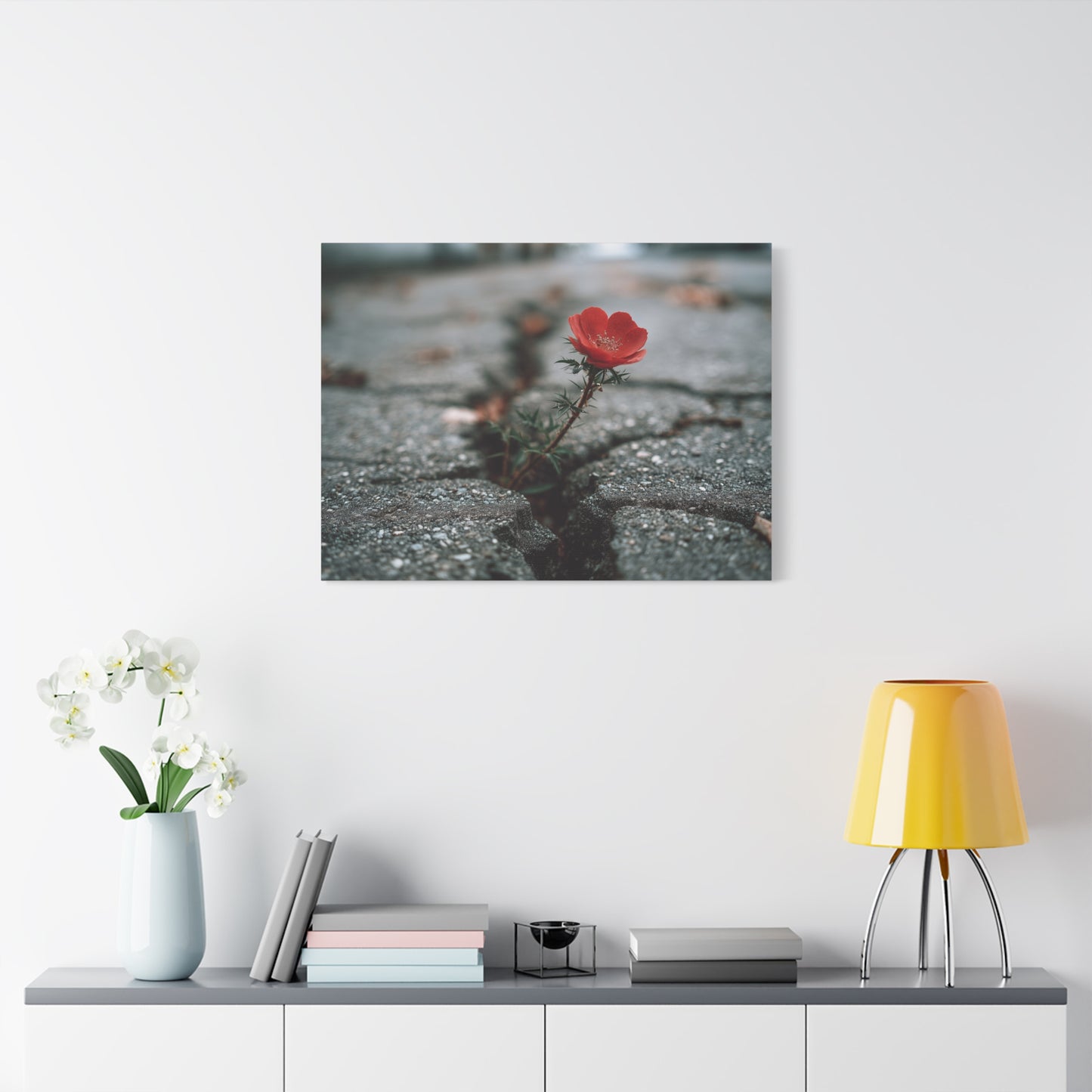 Defiance in Concrete: Resilient Bloom, Urban Nature Photography--1aceswild.myshopify.com