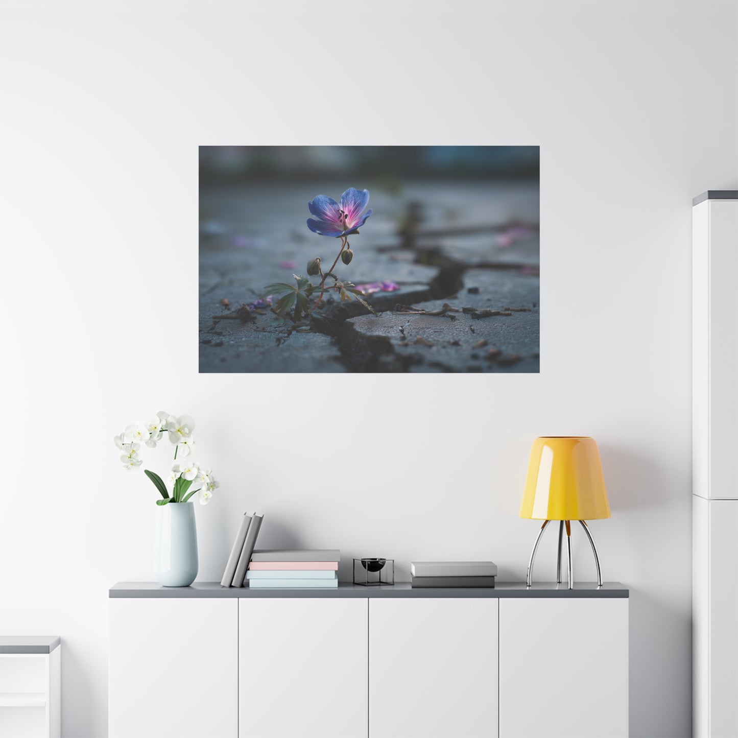 Resilient Bloom: Macro Geranium Photography, Nature's Endurance Landscape--1aceswild.myshopify.com