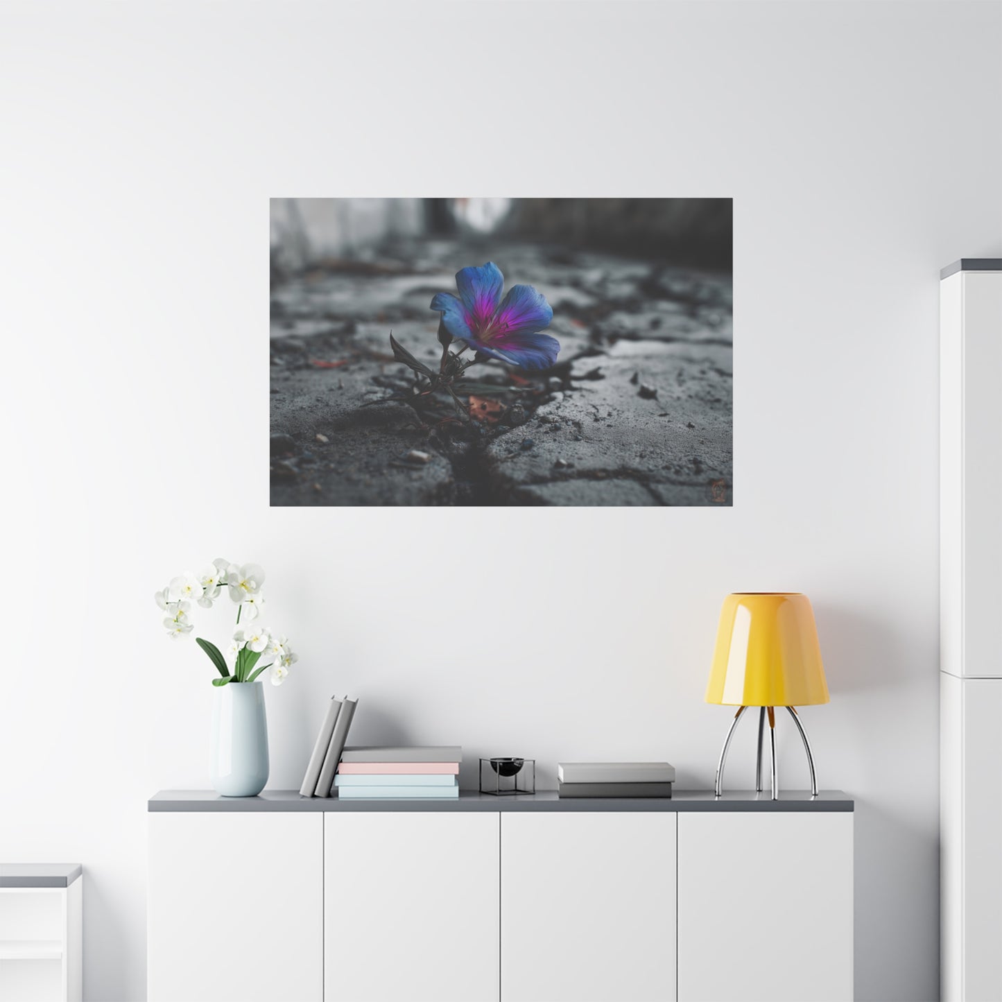 Resilient Bloom: Vibrant Macro Flower Photography, Landscape of Contrast--1aceswild.myshopify.com