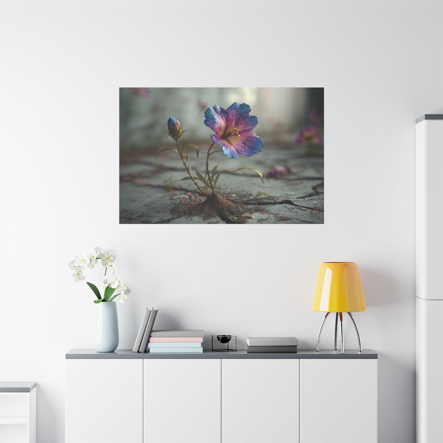 Resilient Bloom: Macro Botanical Photography, Vibrant Hibiscus Emergence--www.14acewild.com