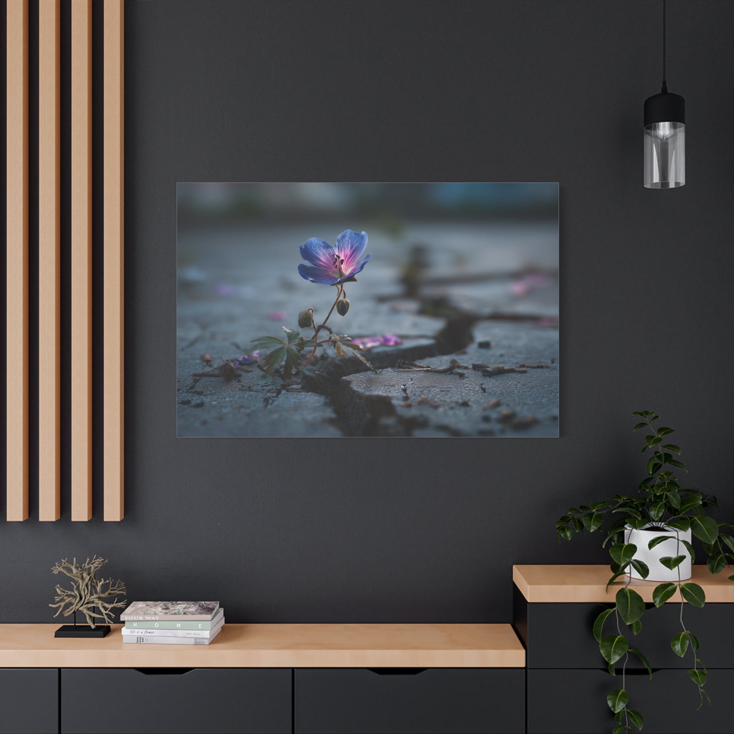 Resilient Bloom: Macro Geranium Photography, Nature's Endurance Landscape--1aceswild.myshopify.com