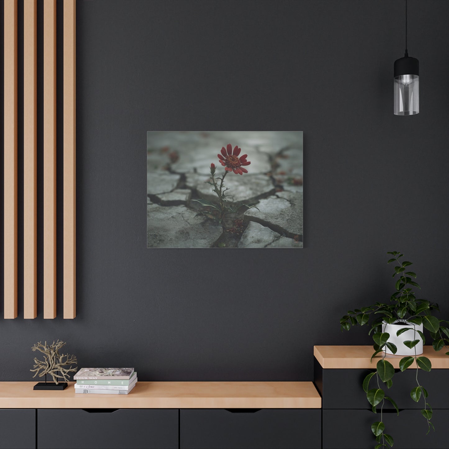 Resilience Blooms: Urban Nature Photography, Concrete Flower Metaphor--1aceswild.myshopify.com