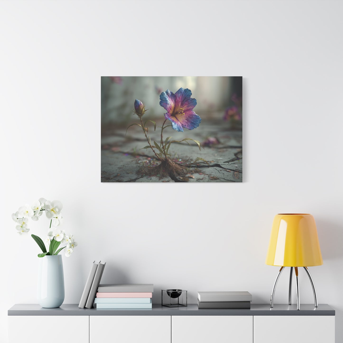 Resilient Bloom: Macro Botanical Photography, Vibrant Hibiscus Emergence--www.14acewild.com