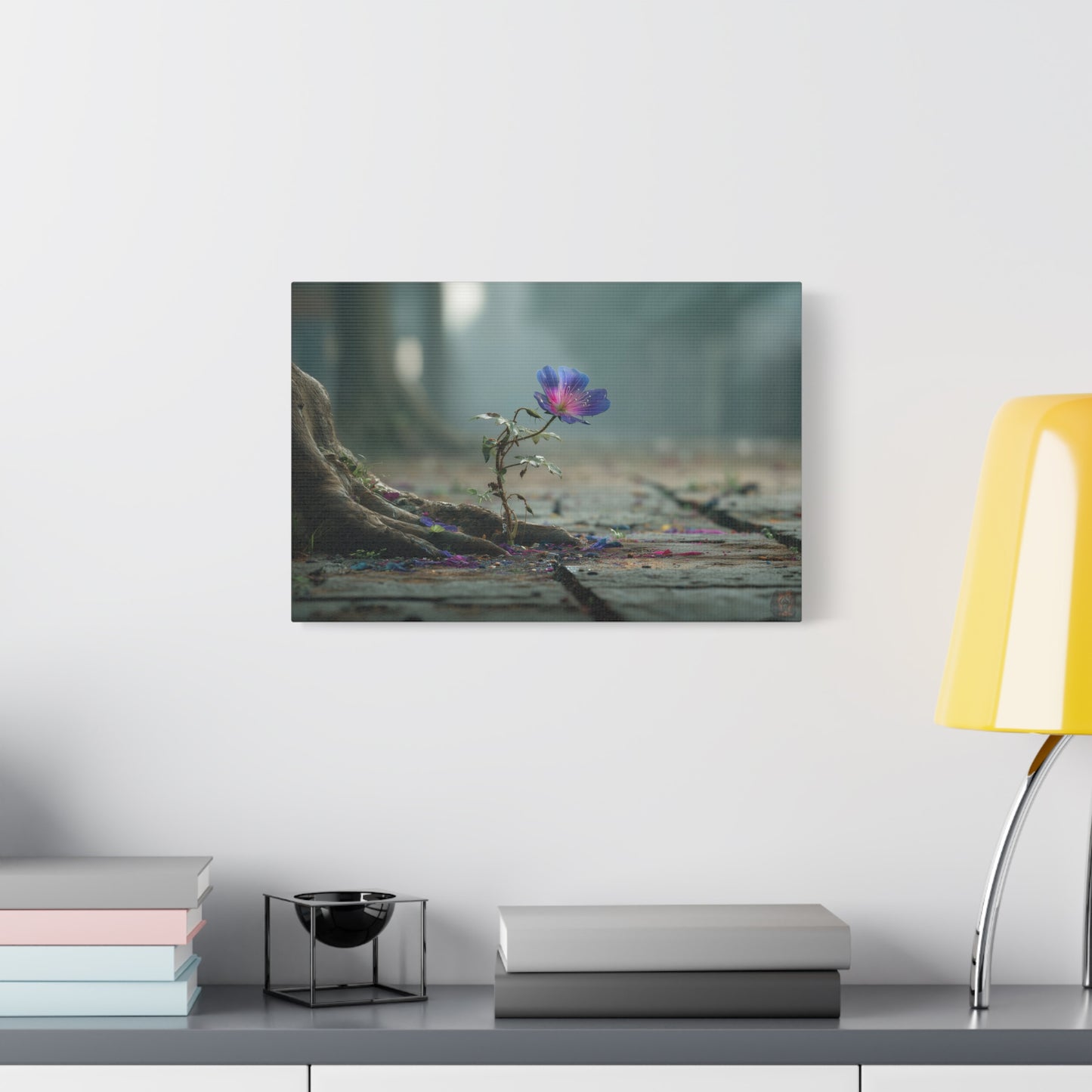 Urban Resilience: Floral Defiance in Concrete, Macro Photography of Hope--1aceswild.myshopify.com