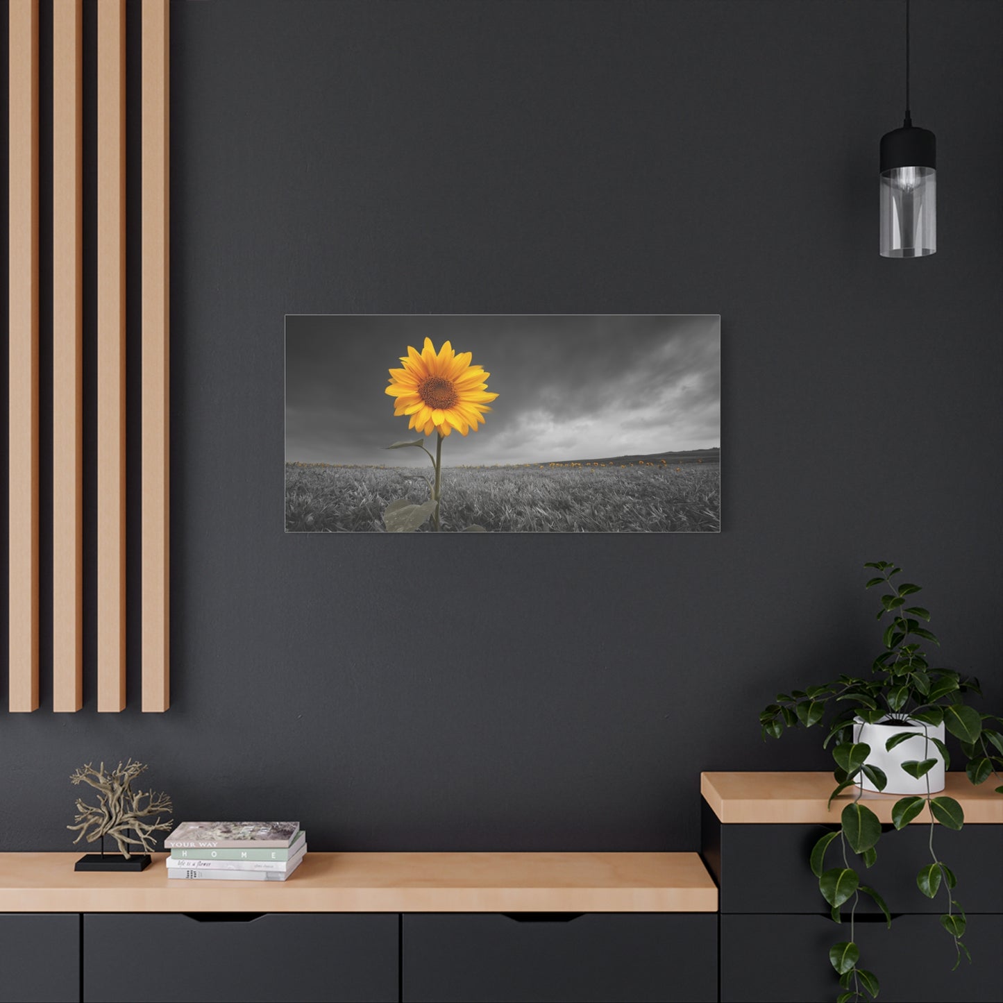 Bathing In The Sun - Vibrant Sunflower Canvas Art, Home Decor, Wall Art, Nature Photography.