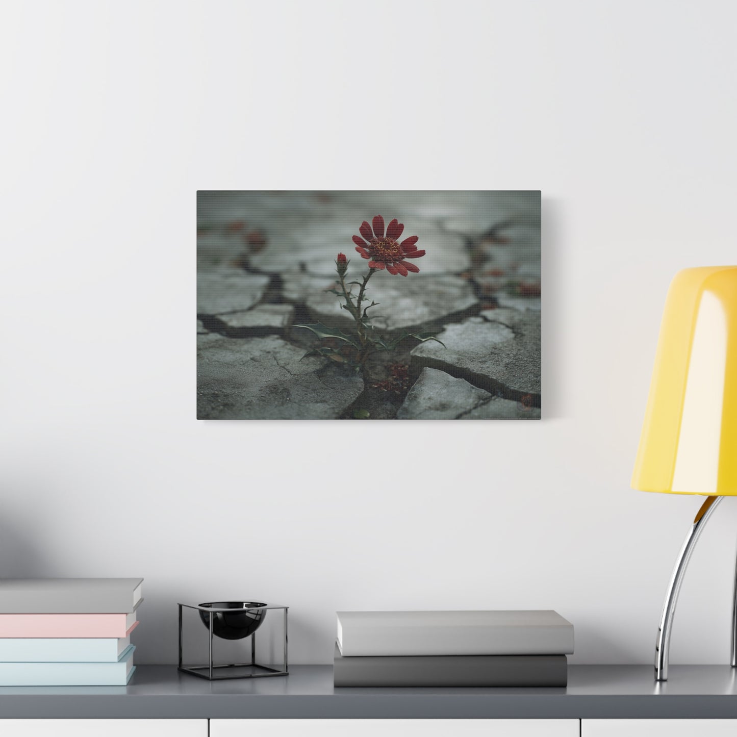 Resilience Blooms: Urban Nature Photography, Concrete Flower Metaphor--1aceswild.myshopify.com