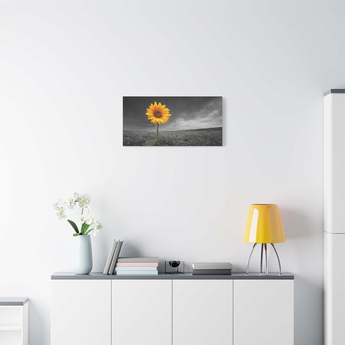 Bathing In The Sun - Vibrant Sunflower Canvas Art, Home Decor, Wall Art, Nature Photography.