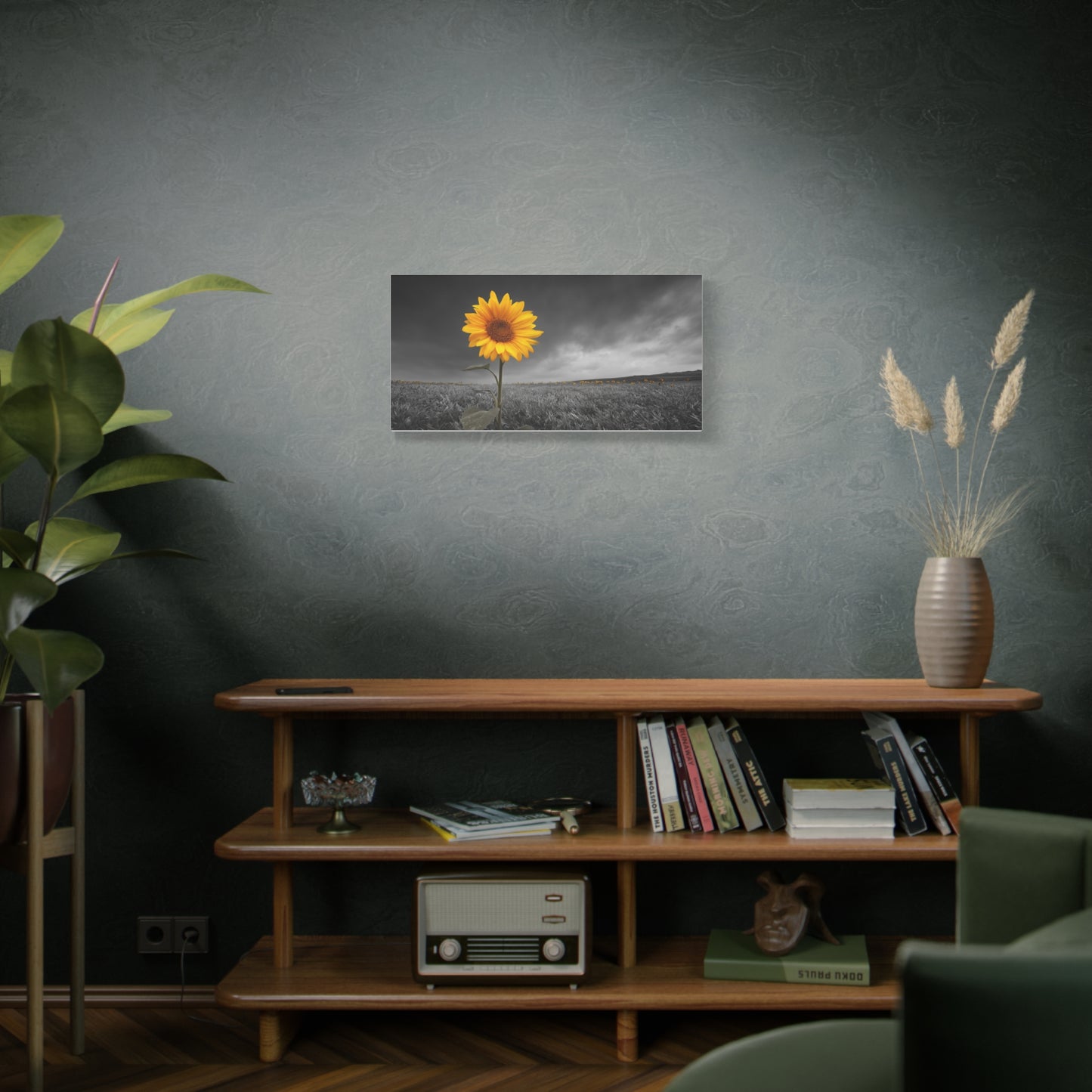 Bathing In The Sun - Vibrant Sunflower Canvas Art, Home Decor, Wall Art, Nature Photography.