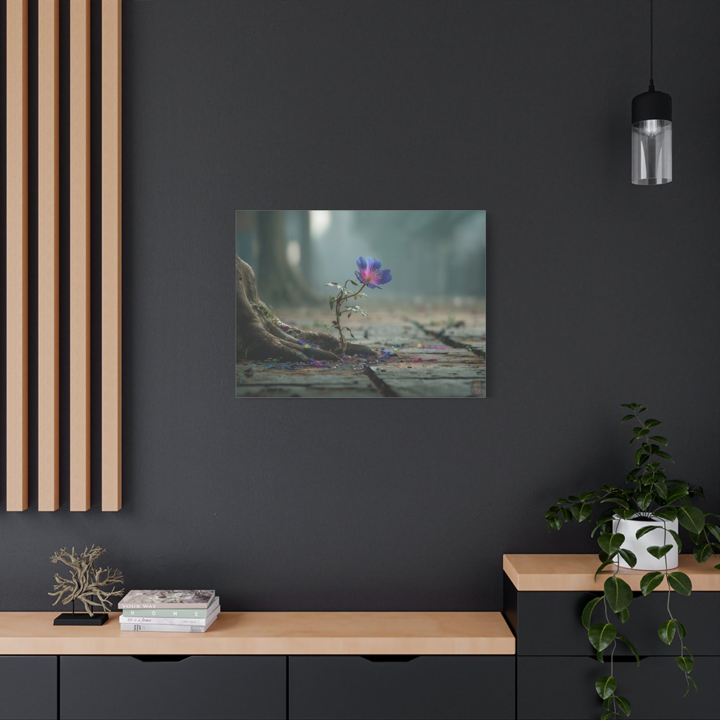 Urban Resilience: Floral Defiance in Concrete, Macro Photography of Hope--1aceswild.myshopify.com