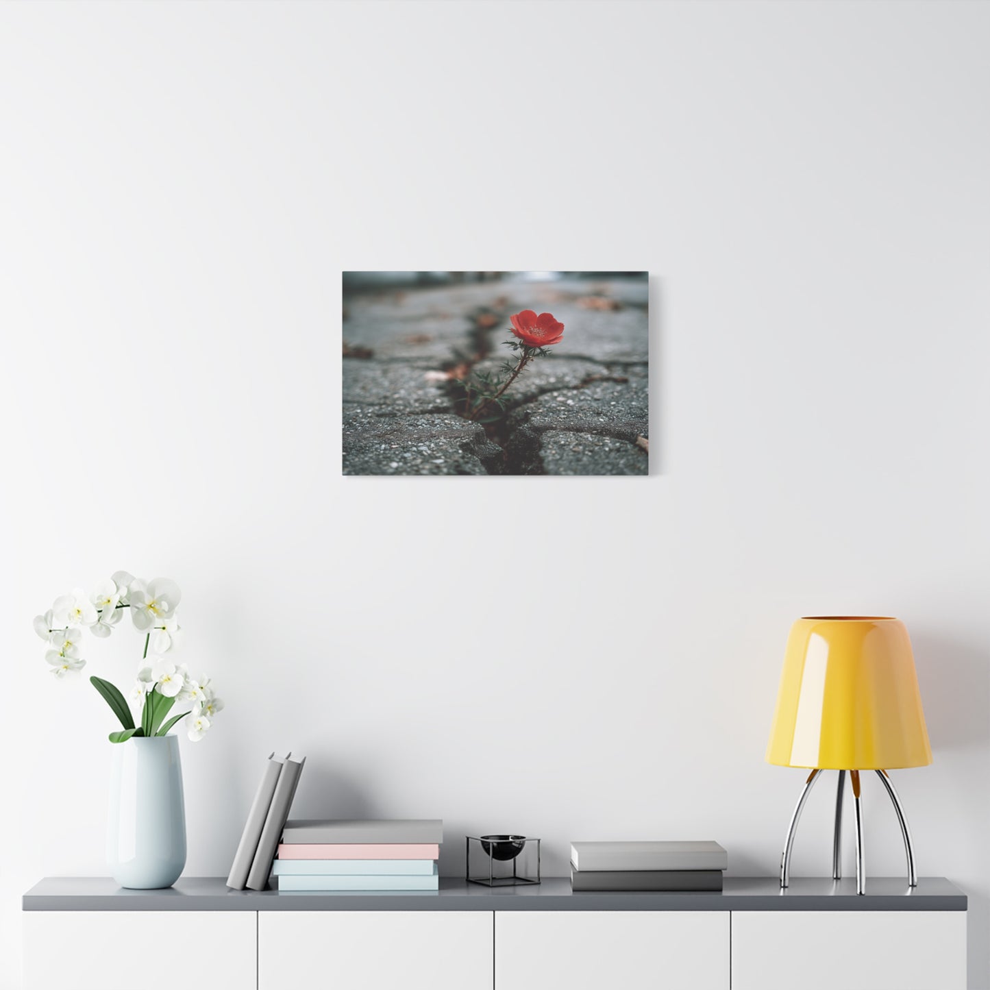 Defiance in Concrete: Resilient Bloom, Urban Nature Photography--1aceswild.myshopify.com