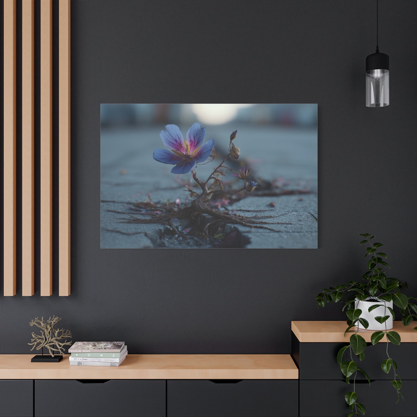 Defiance Through Concrete: Resilient Floral Macro, Urban Nature Photography--1aceswild.myshopify.com