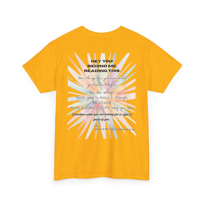 Here's Your Answer (colorful sunburst, motivational verse)