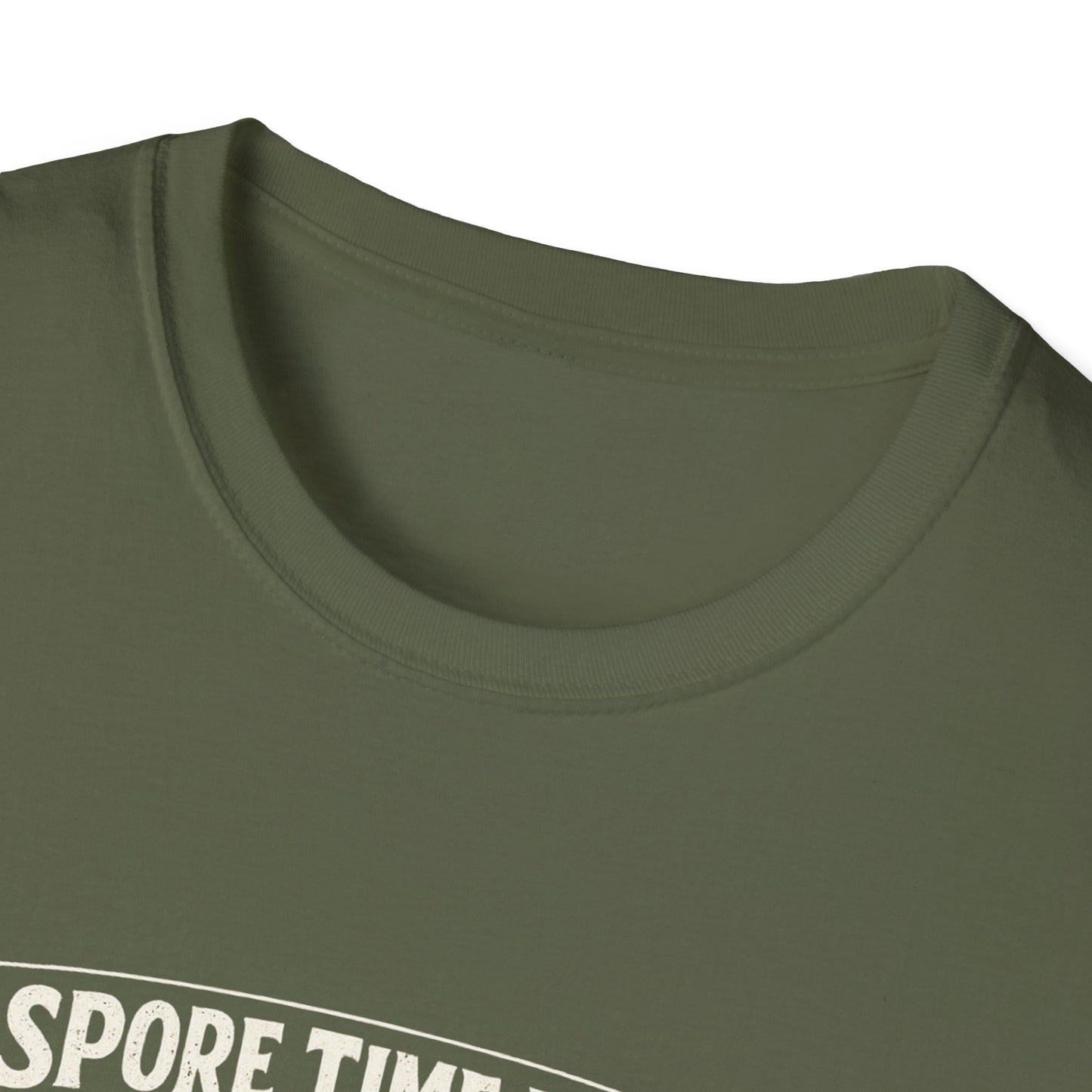 Mushroom Hunting T-Shirt — "My Spore Time Is Spent" For Foragers & Nature Lovers