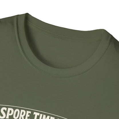 Mushroom Hunting T-Shirt — "My Spore Time Is Spent" For Foragers & Nature Lovers