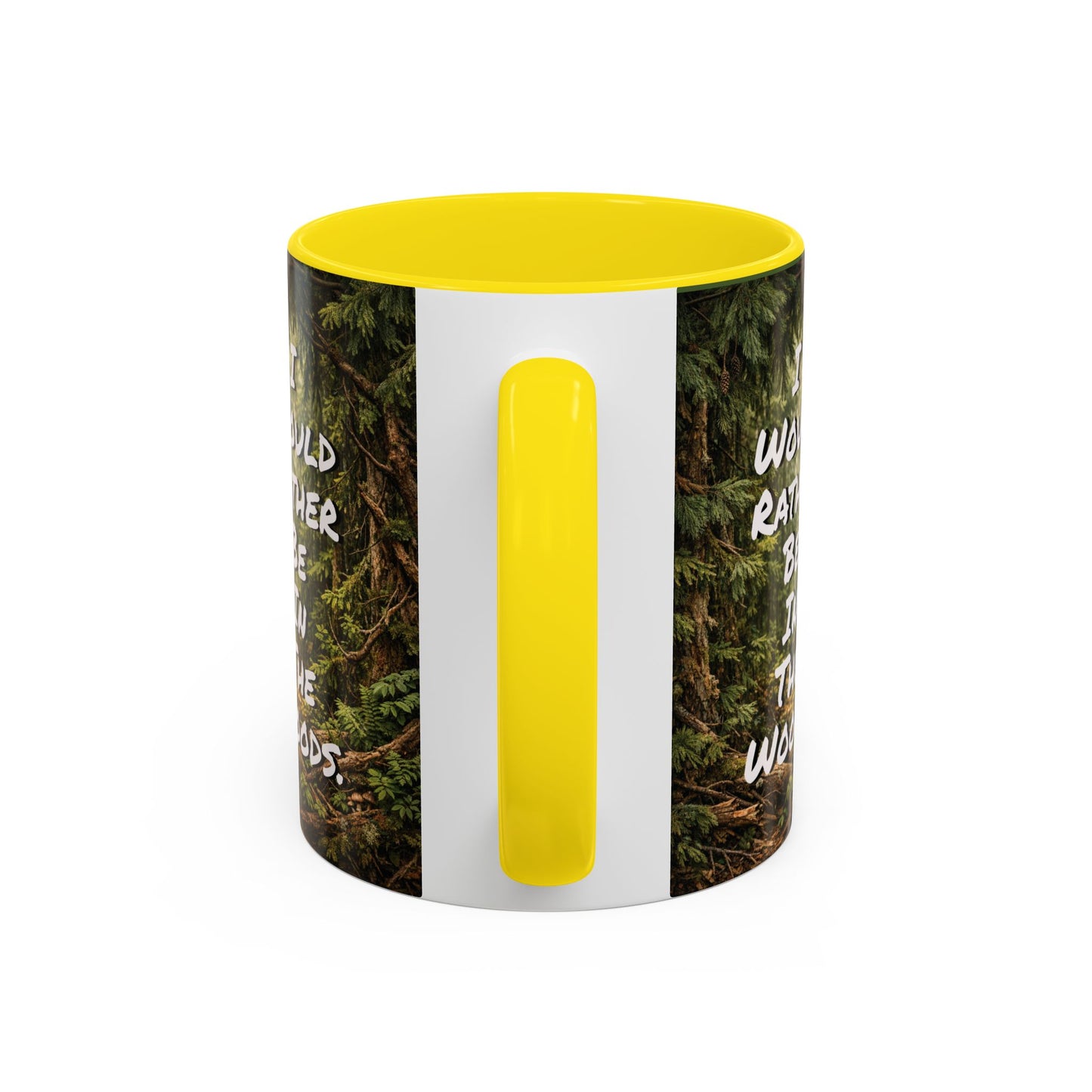 "My Spore Time Is Spent Mushroom Hunting" #2 Accent Coffee Mug (11/15oz)