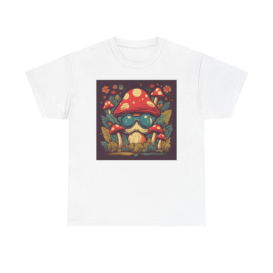 Mystical Mushroom Unisex Heavy Cotton Tee - Stylish Graphic T-Shirt for Nature Lovers, Boho Fashion, Gift for Friends, Festival [...]