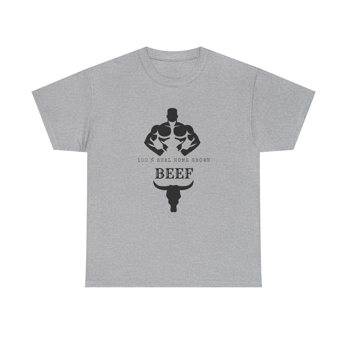 100% Beef -Unisex Tee, Perfect Gift for Workout Enthusiasts, Fitness Club, Gym Wear, Bodybuilding Fashion, Casual Daily Wear
