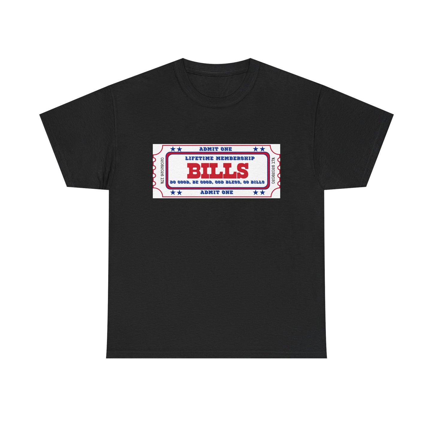 BILL Lifetime Membership - Retro Ticket Style Tee, Vintage Graphic T-Shirt, Casual Outing Shirt, Gift for Friends, Concert, Sports Event Apparel