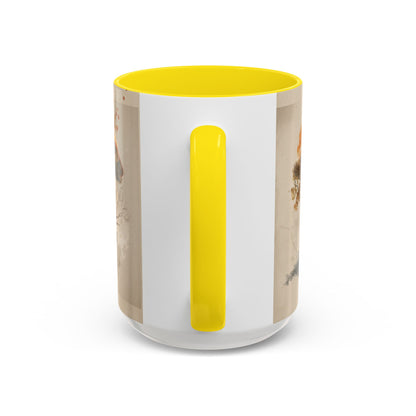 Mushroom Magic Accent Coffee Mug — 11/15oz Ceramic Cup with Woodland Fungi Design