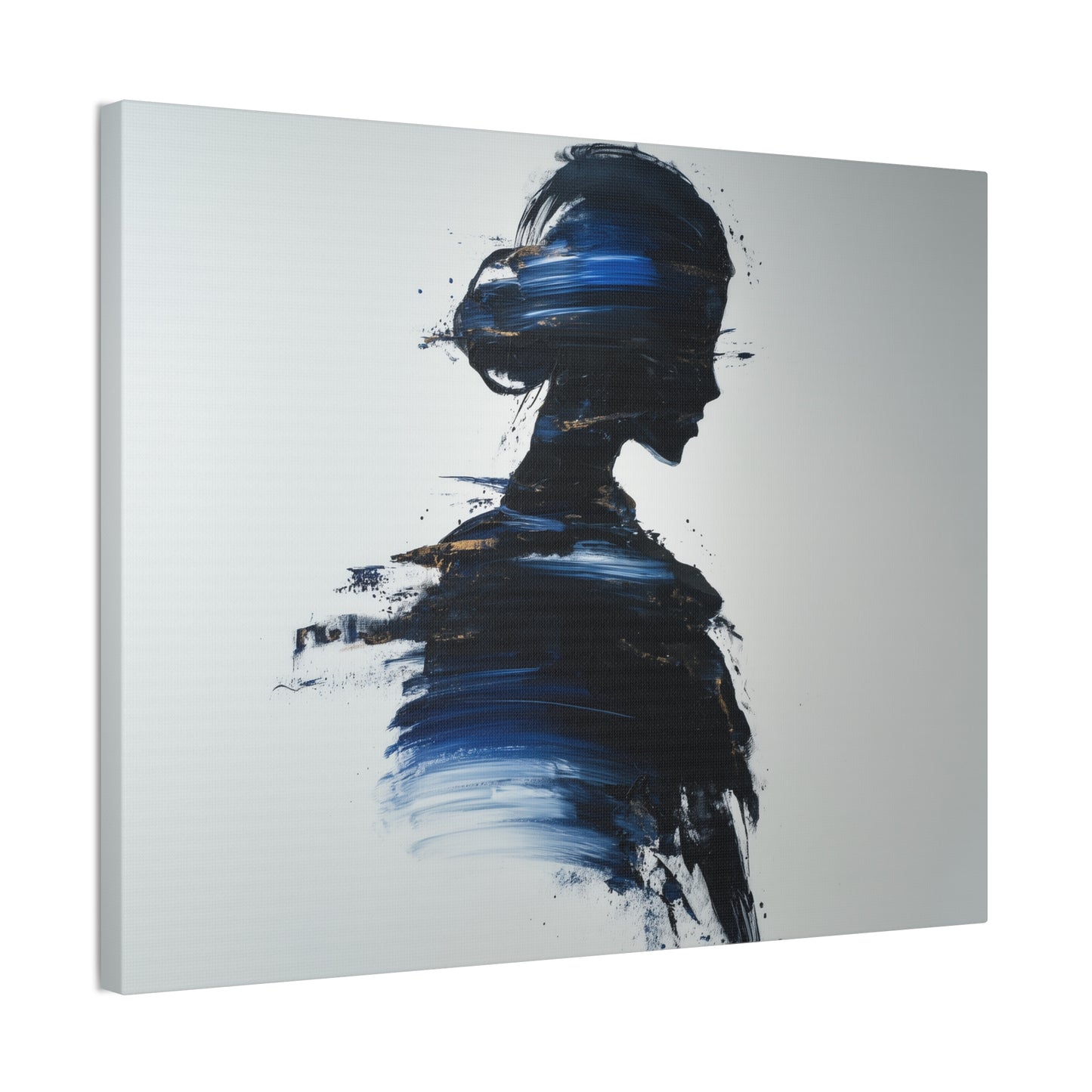 Silhouette of Beauty -Stylish Abstract Canvas Art Print, Modern Home Decor, Wall Art, Chic Living Room Accent, Unique Gift Idea