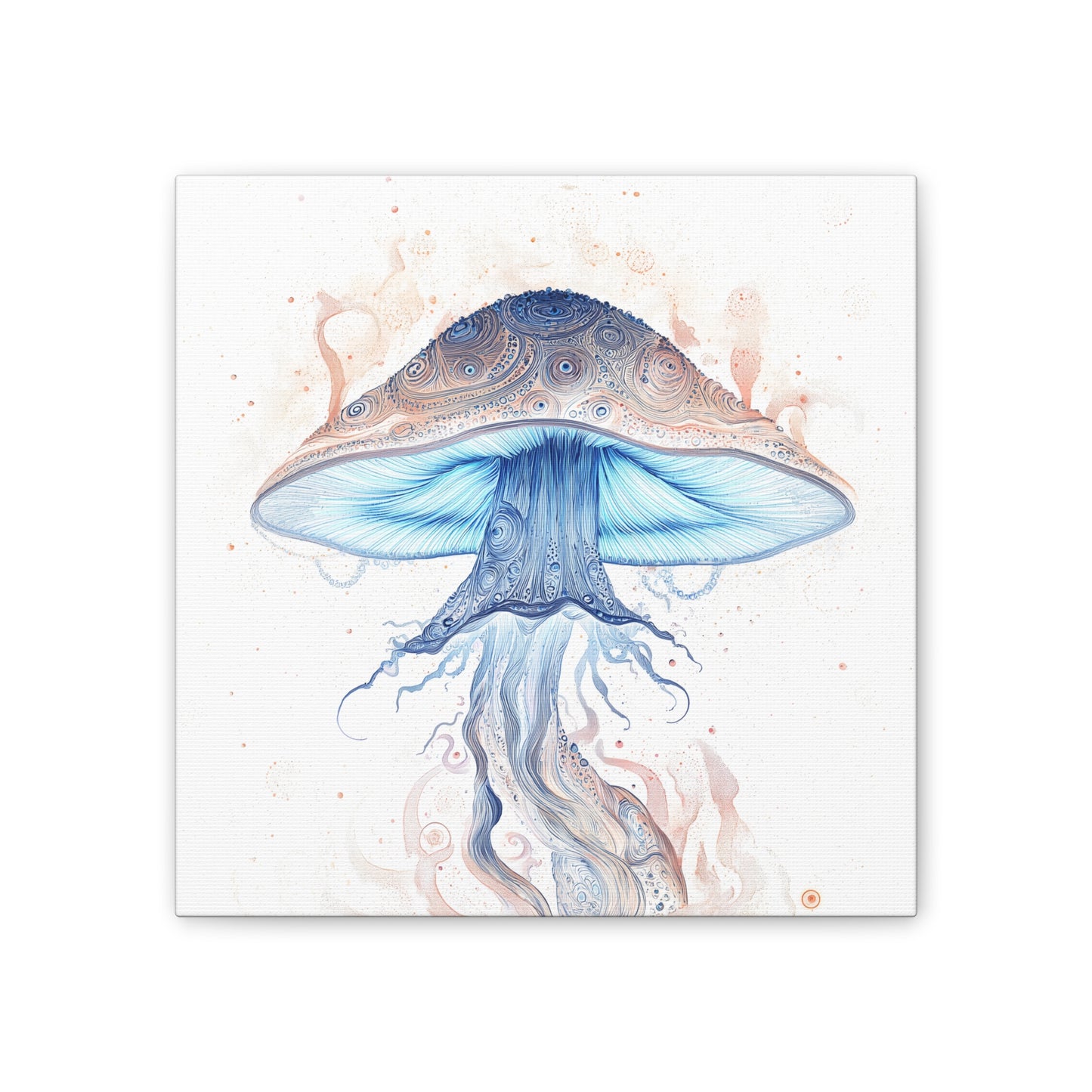 Daylight -Mushroom Canvas Art, Stretched Wall Decor, Bohemian Home Decor, Psychedelic Wall Art, Nature-Inspired Art
