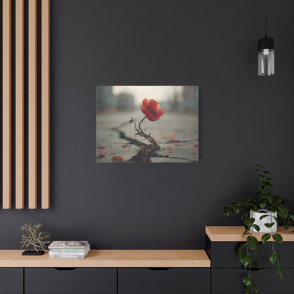 Resilient Bloom: Urban Wildflower, Concrete Landscape Photography--1aceswild.myshopify.com