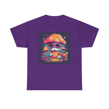 Cool Mushroom Graphic Tee, Retro T-Shirt, Unique Gift for Nature Lovers, Eco-Friendly Apparel, Perfect for Parties and Festivals
