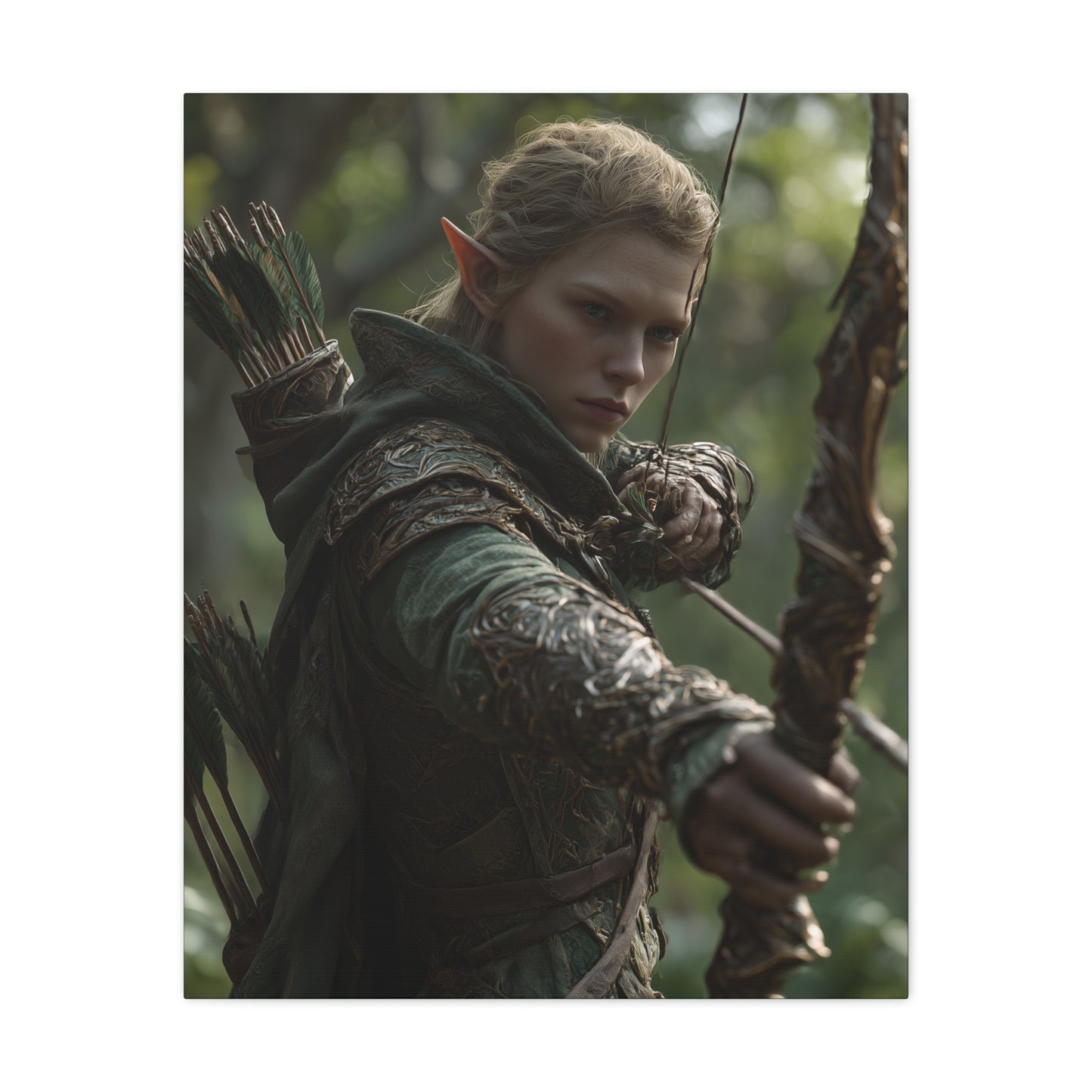 Elven Archer - Gift for Fantasy Lovers.