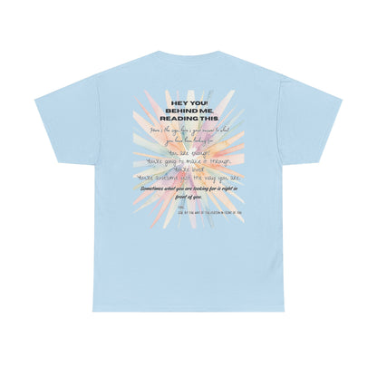 Here's Your Answer (colorful sunburst, motivational verse)