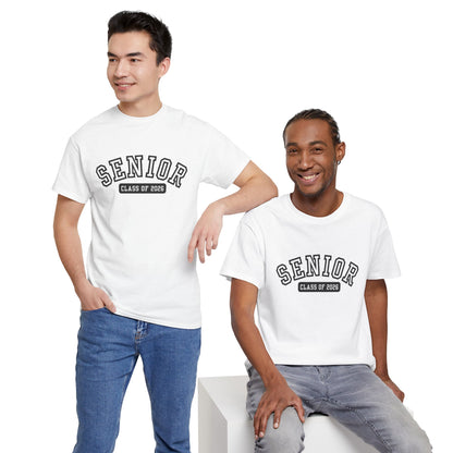 Senior 2026 -Class of 2026 Graduation Tee, Unisex Heavy Cotton Shirt, Senior T-Shirt, Personalized Graduation Gift, Class Reunion Apparel, 2026 [...]