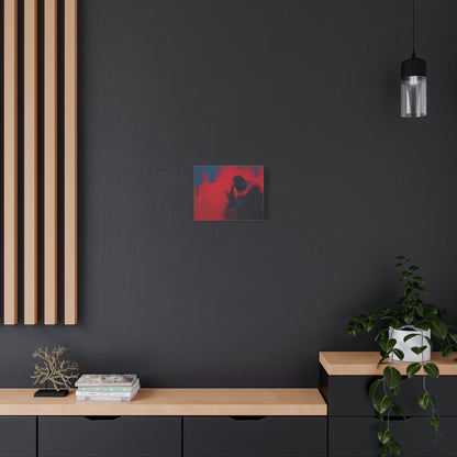 Heavy Load --Emotional Matte Canvas Art, Modern Abstract Wall Decor, Minimalist Canvas Print