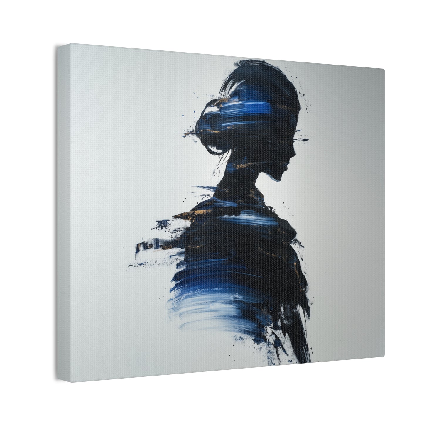 Silhouette of Beauty -Stylish Abstract Canvas Art Print, Modern Home Decor, Wall Art, Chic Living Room Accent, Unique Gift Idea