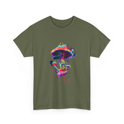 Colorful Psychedelic Mushroom Tee,