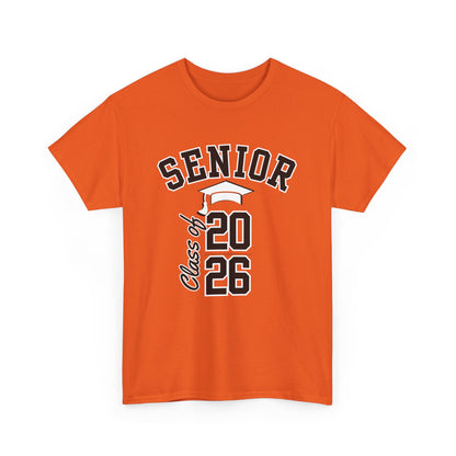 Class of 2026 Graduation Tee, Unisex Heavy Cotton Shirt, Senior T-Shirt, Personalized Graduation Gift, Class Reunion Apparel, 2026 [...]