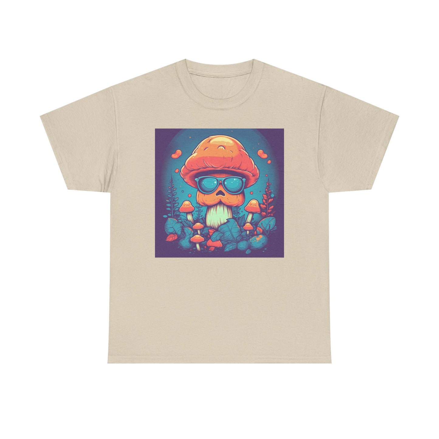 Cool Mushroom Vibes Unisex Tee, Retro Shirt, Gift for Nature Lovers, Chill Outfit, Eco-Friendly Apparel, Summer Wear
