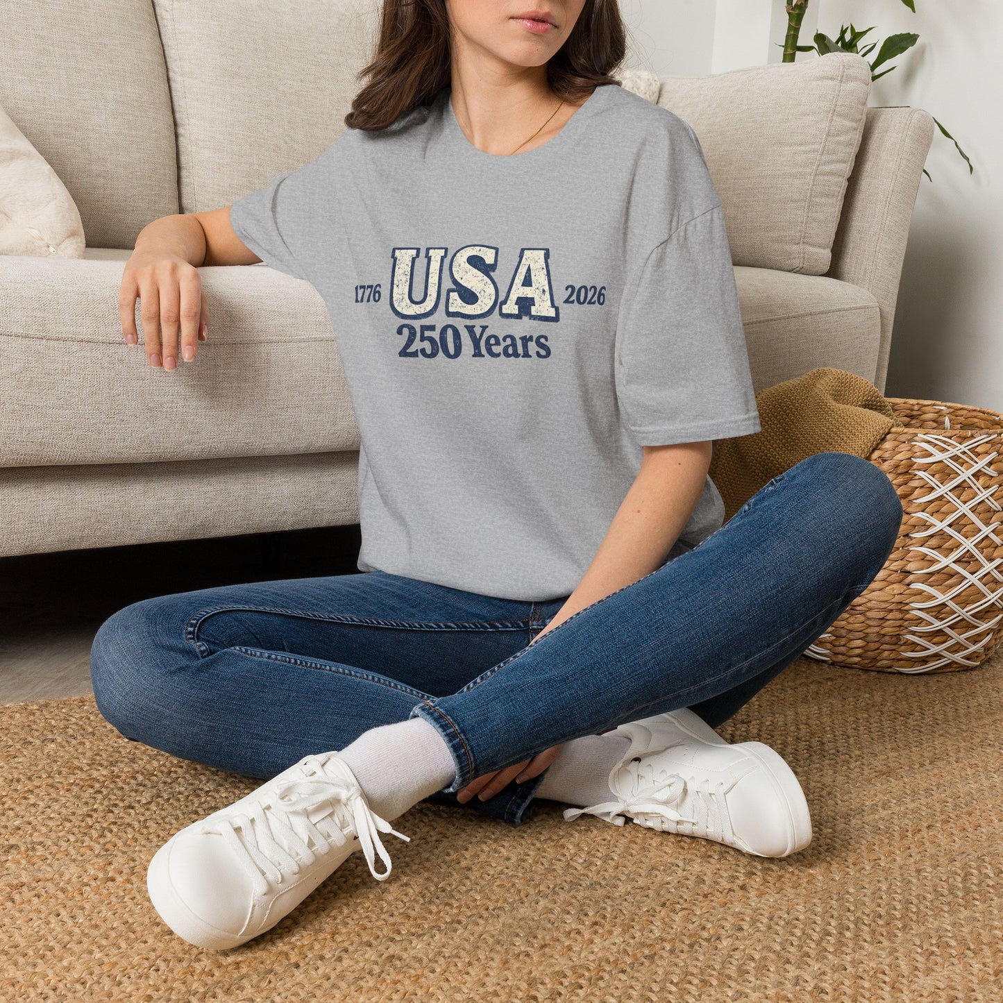 USA 250 Years T-Shirt — 1776–2026 Bicentennial Celebration Tee