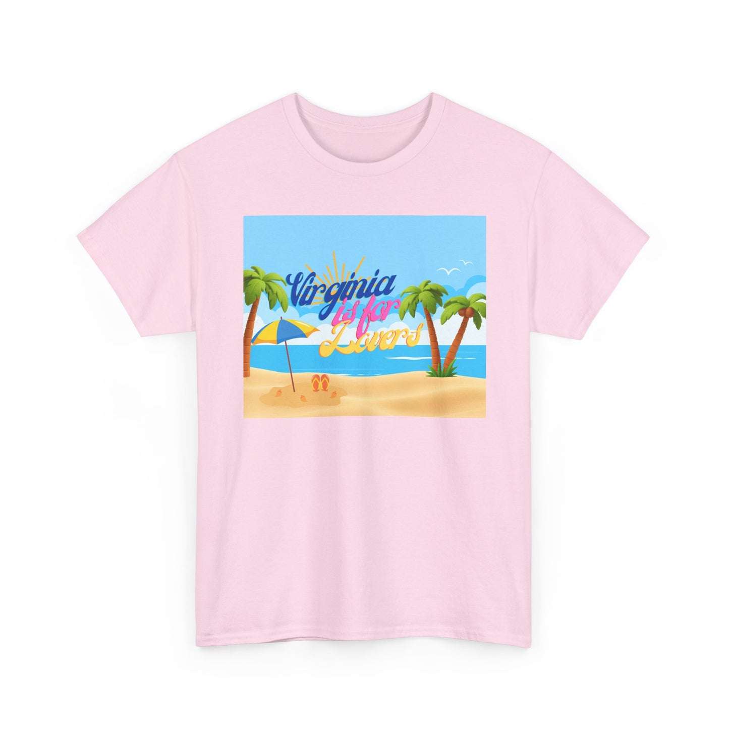 Virginia Is For Lovers - Beach Summer Vibes Tee, Beach Tee, Vacation Shirt, Summer T-Shirt, Graphic Tee, Unisex Cotton Top