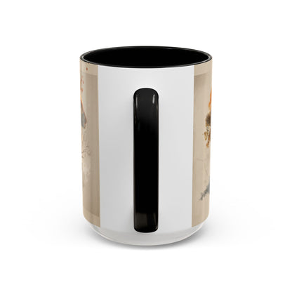 Mushroom Magic Accent Coffee Mug — 11/15oz Ceramic Cup with Woodland Fungi Design