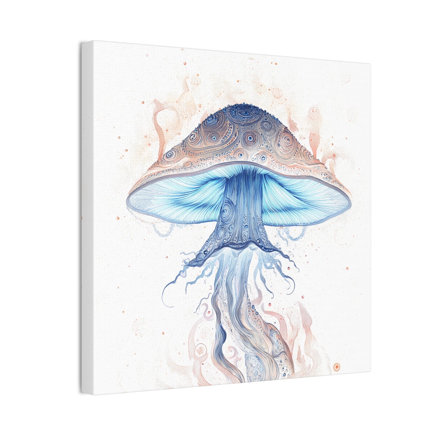 Daylight -Mushroom Canvas Art, Stretched Wall Decor, Bohemian Home Decor, Psychedelic Wall Art, Nature-Inspired Art