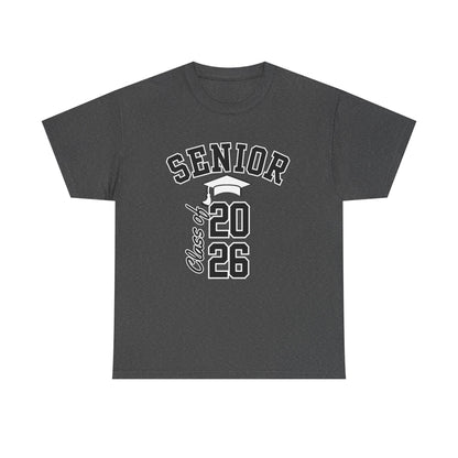 Class of 2026 Graduation Tee, Unisex Heavy Cotton Shirt, Senior T-Shirt, Personalized Graduation Gift, Class Reunion Apparel, 2026 [...]