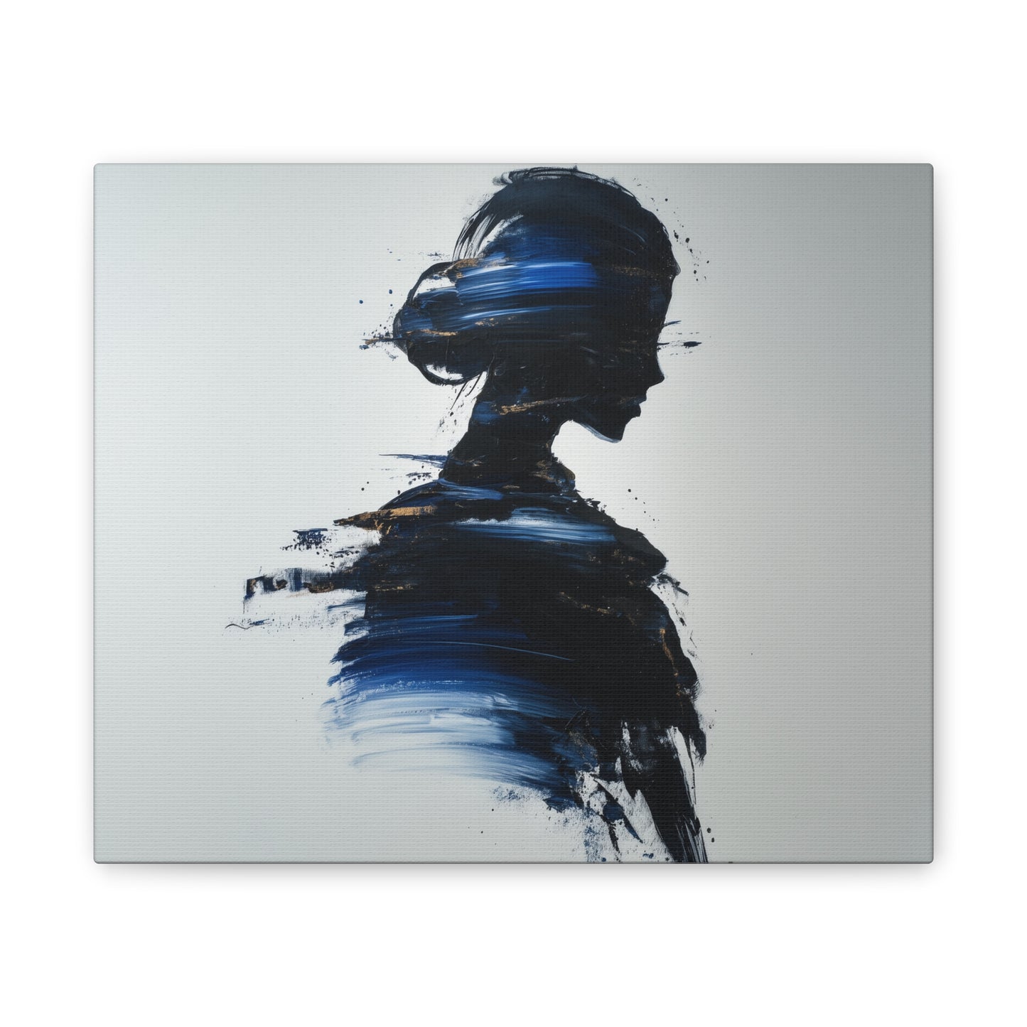 Silhouette of Beauty -Stylish Abstract Canvas Art Print, Modern Home Decor, Wall Art, Chic Living Room Accent, Unique Gift Idea