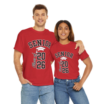 Class of 2026 Graduation Tee, Unisex Heavy Cotton Shirt, Senior T-Shirt, Personalized Graduation Gift, Class Reunion Apparel, 2026 [...]